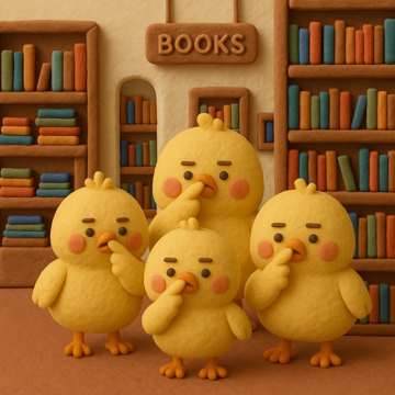 06. 小鸡搬家到书店和室友一起挖鼻屎