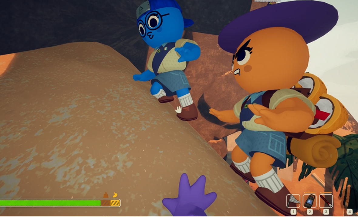 小心翼翼登山的倔强和李逵