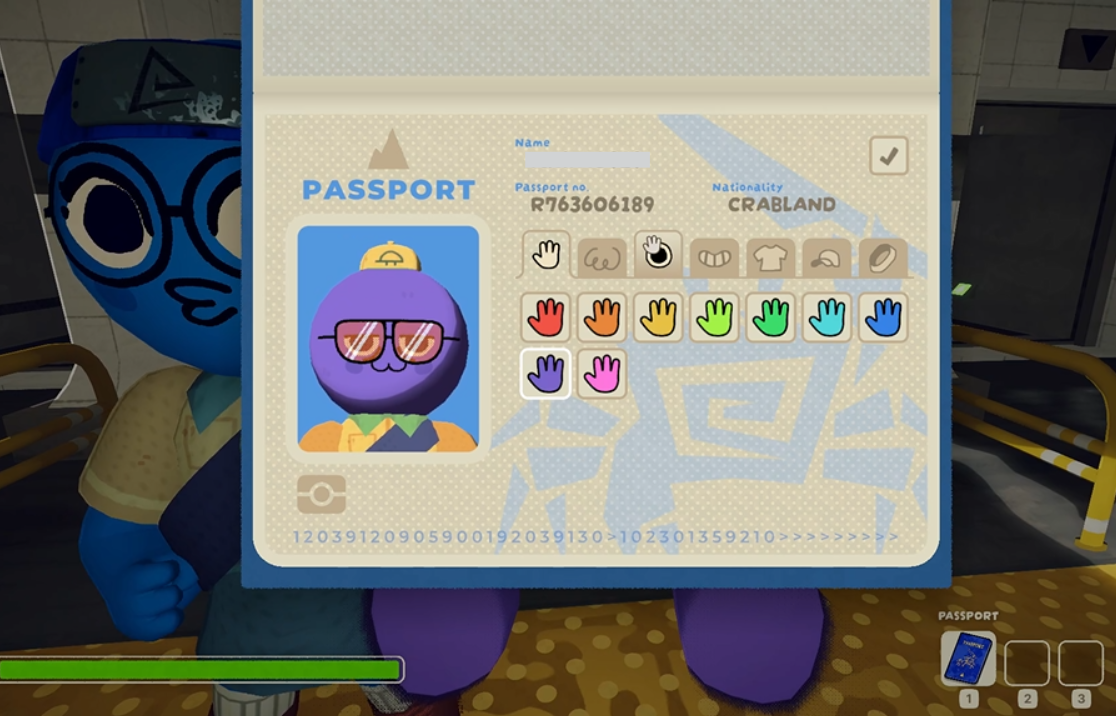 在护照上编辑人物