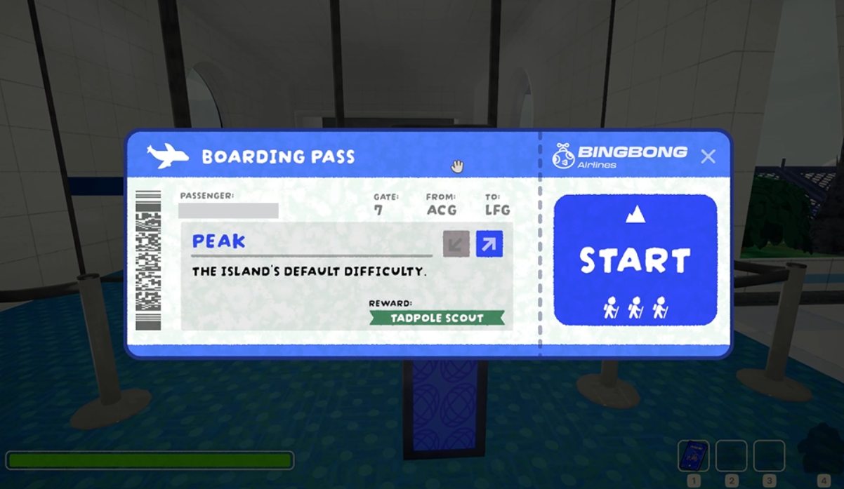 做成机票样子的开始界面