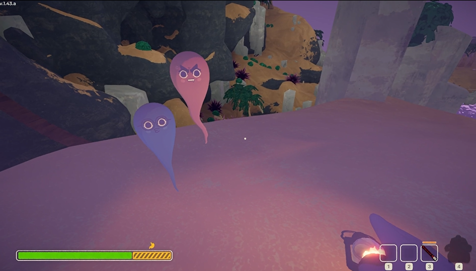 变成鬼魂的杨静和Rashel