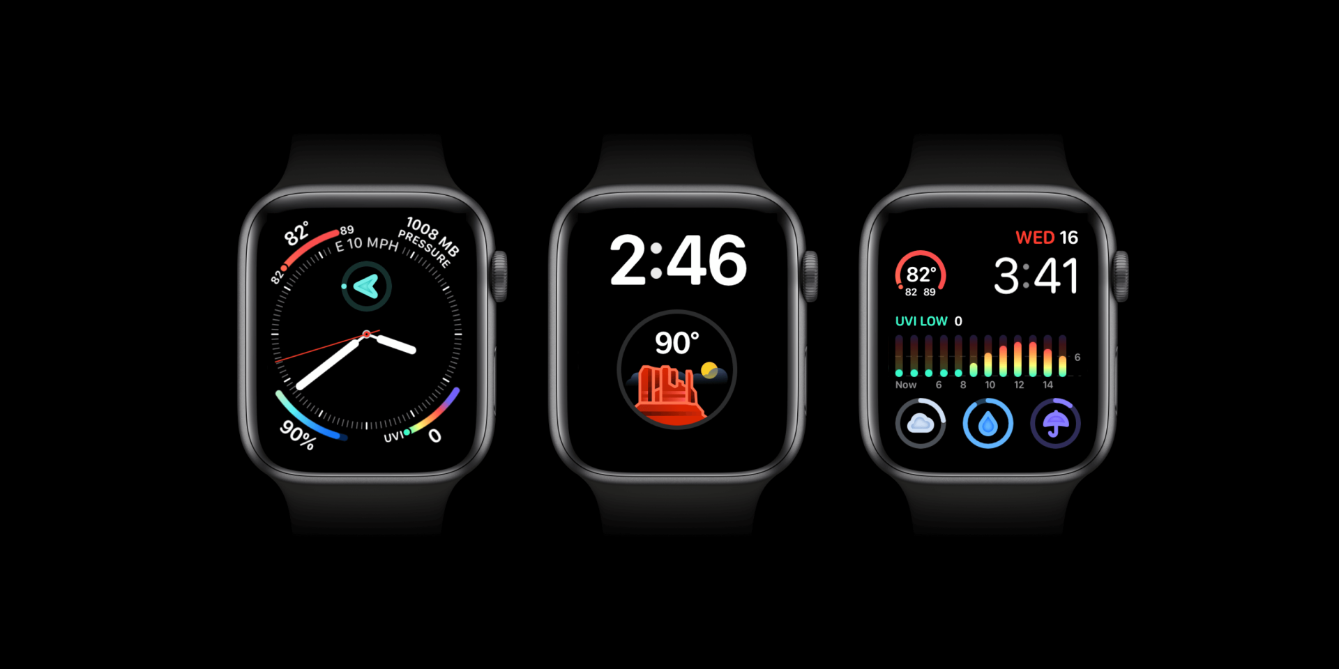 Multiple complications and watch faces