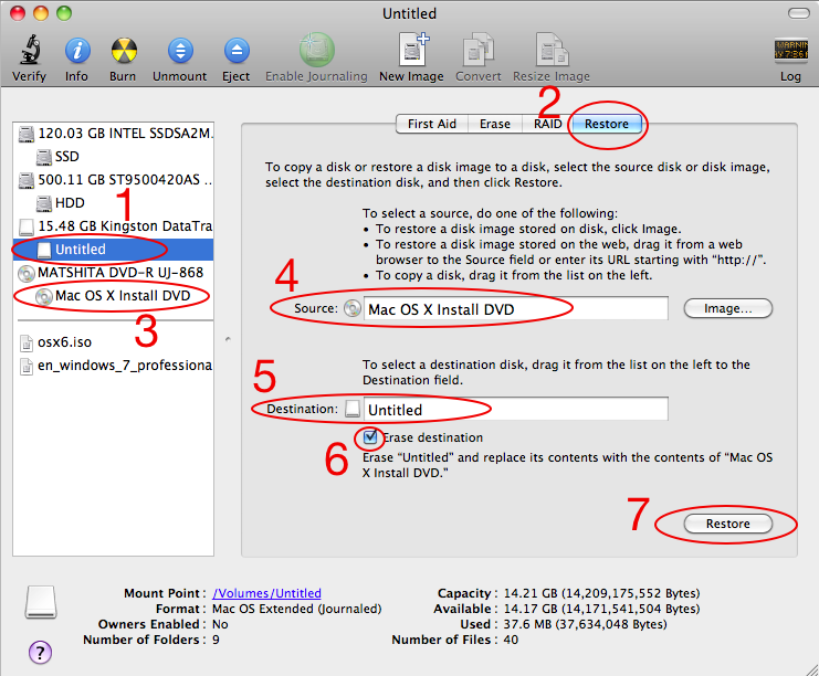如何用 Disk Utility 将 OS X 的系统恢复/安装光盘做到 U 盘里？ 