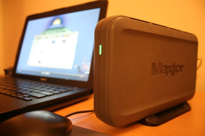 Maxtor external hard drive 300+ GB