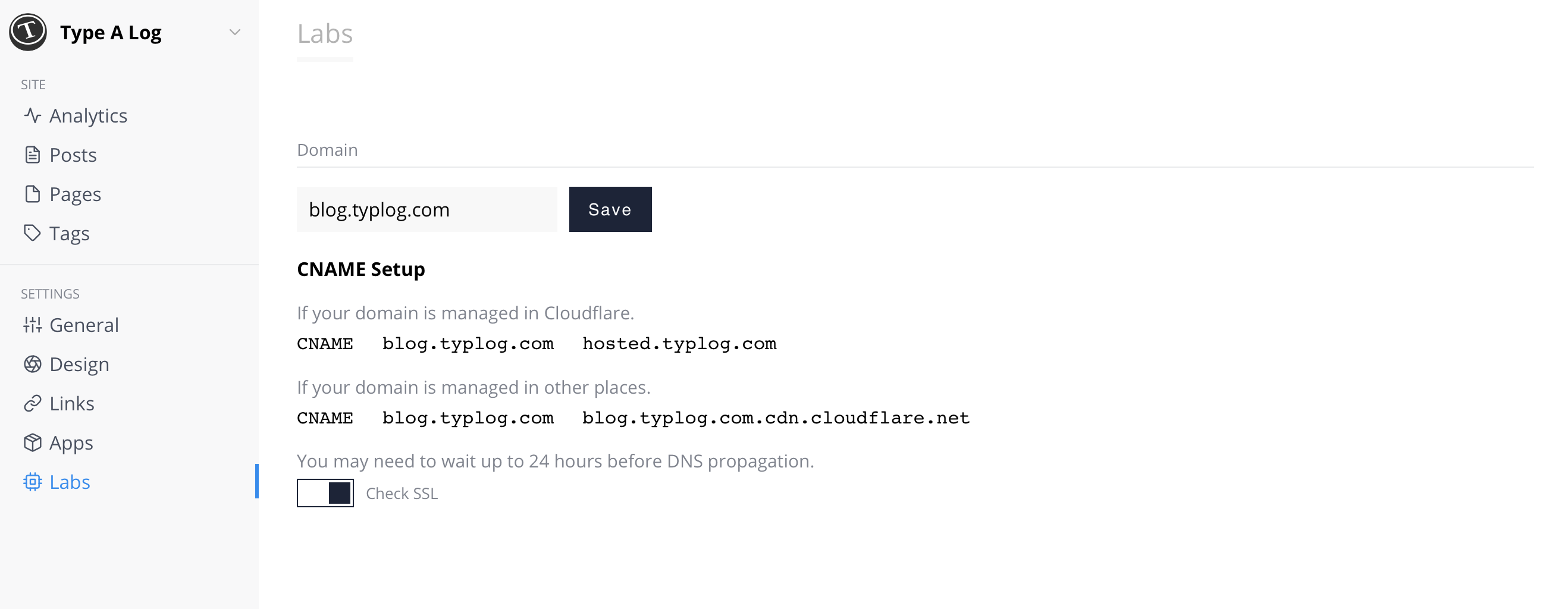 Setup your Domain Labs Domain