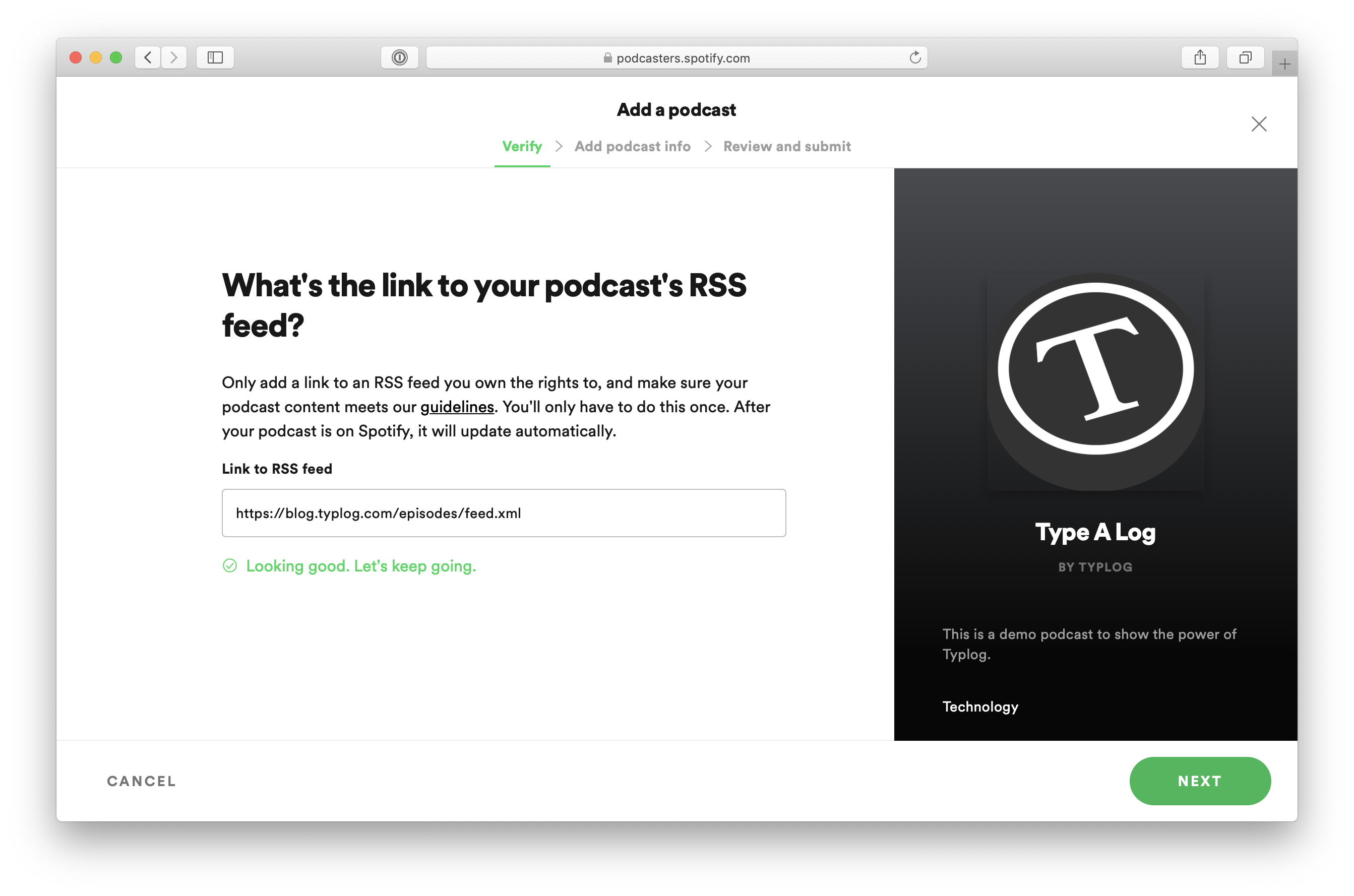 How To Submit Your Podcast To Spotify Type A Log 