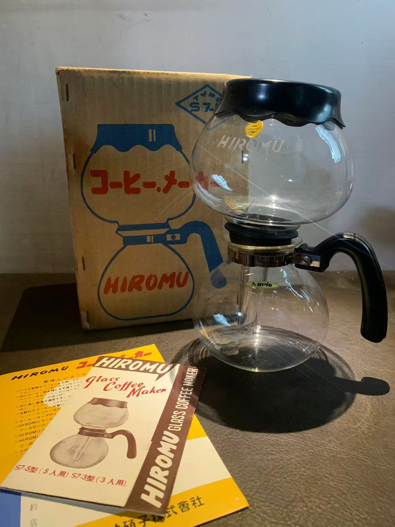 hario早期虹吸壶，大概在1960年左右 图：总攻攻sama.JPG