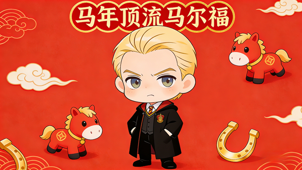 笑亖！马年顶流马尔福杀疯了！岂料本来是罗琳的“反派爆梗”？！ cover