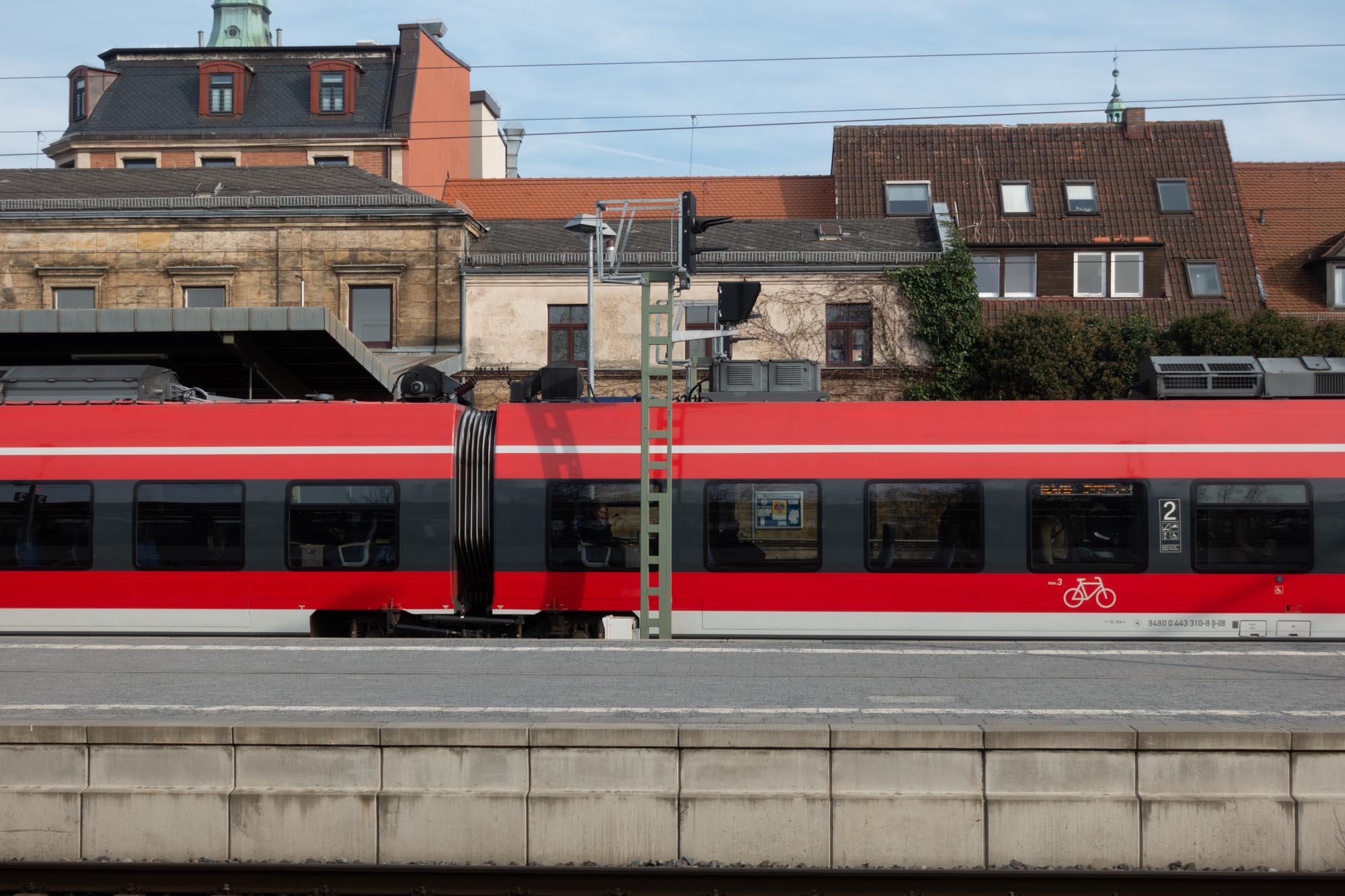 2020.2.8 Erlangen 火车站。