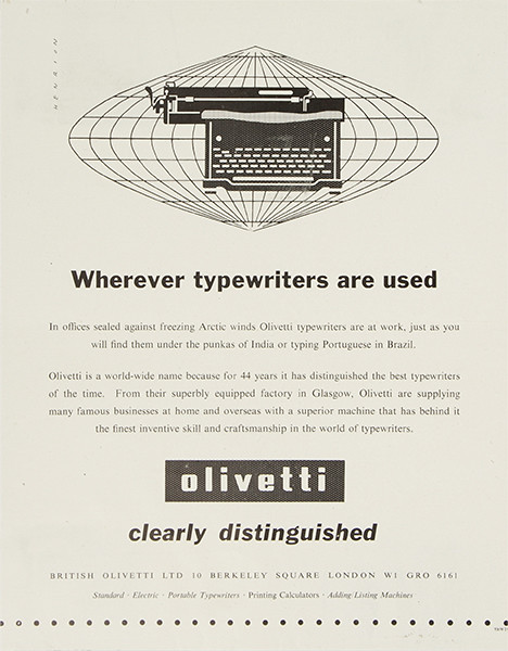 olivetti poster