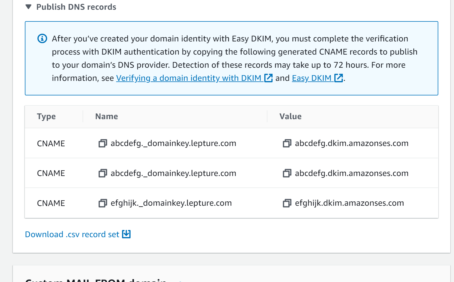 Setup DNS