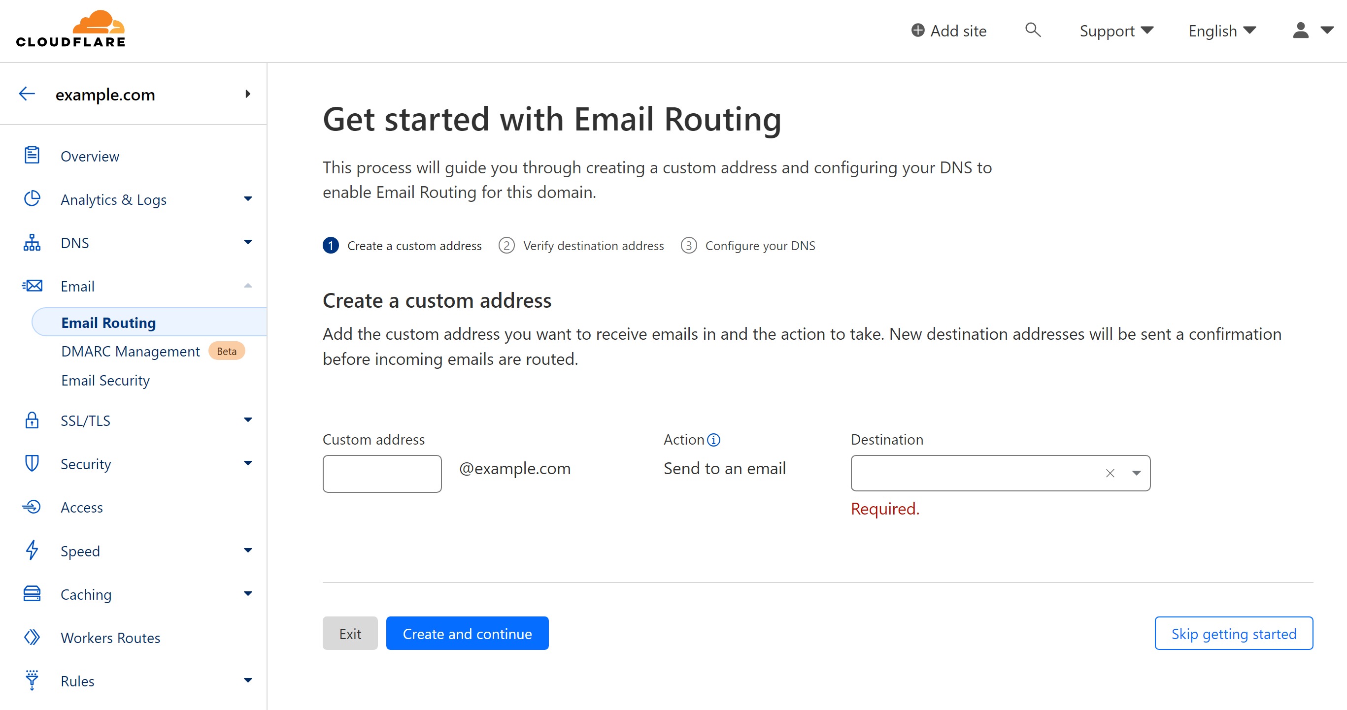 Email Routing