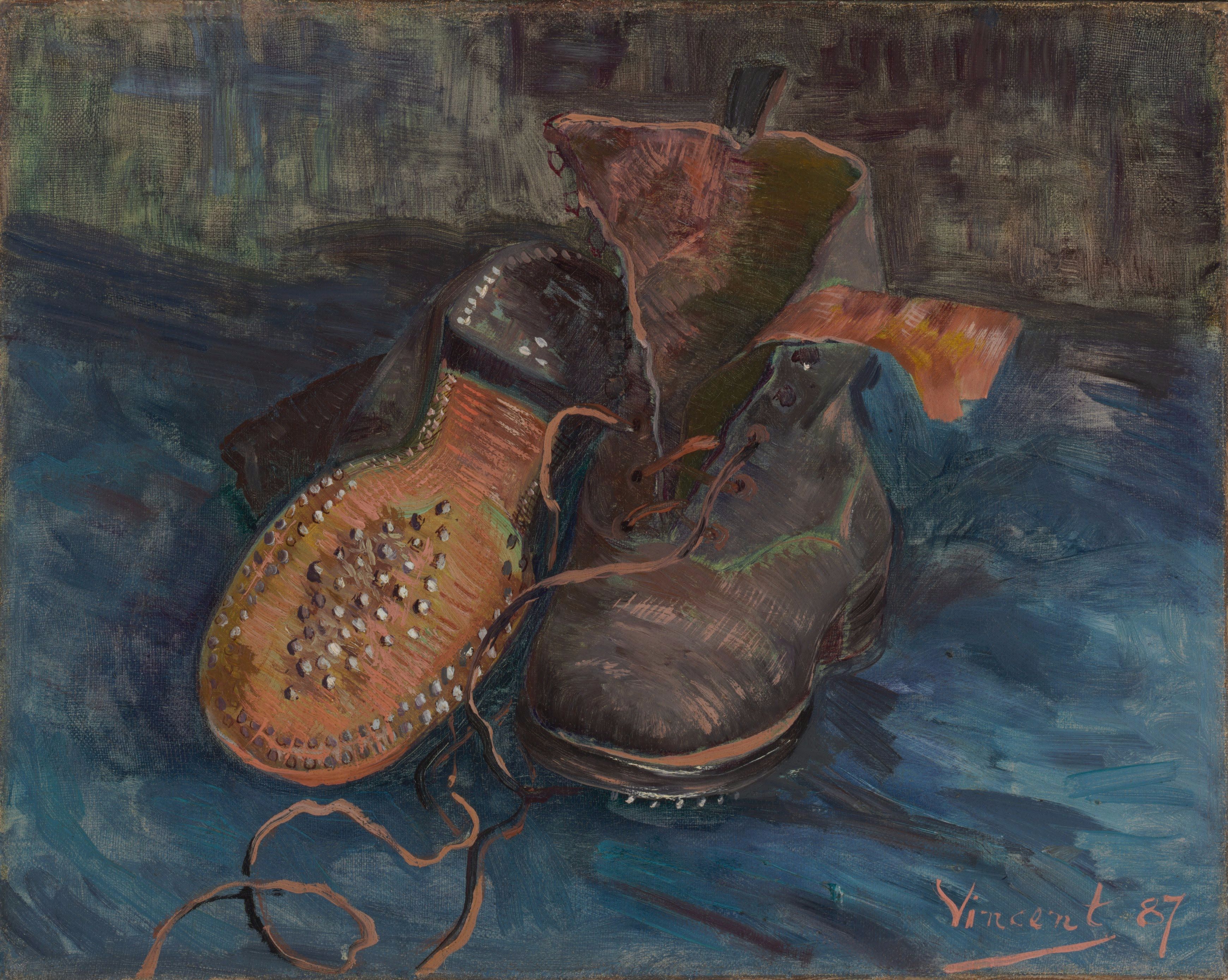 A Pair of Shoes, Vincent Van Gogh, early 1887