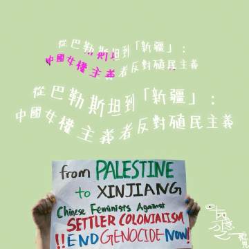 从巴勒斯坦到”新疆”  中国女权主义者反对殖民主义