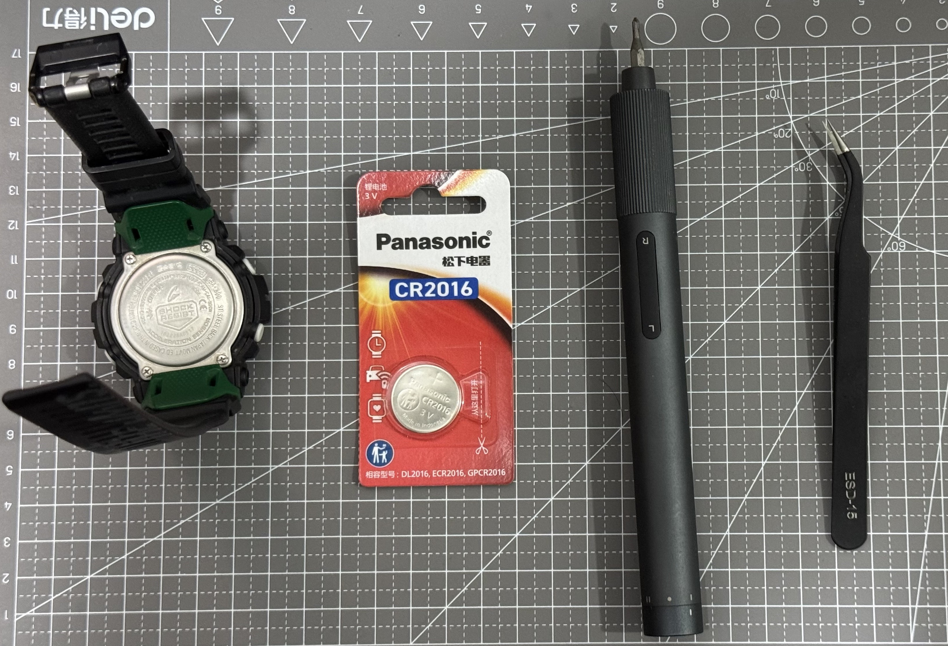 记录DIY 更换CASIO G-SHOCK GBA-800 电池过程- Wulu's Blog